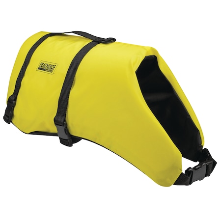 Seachoice Dog Life Vest - Yellow, XL, Over 90 lbs. 86350